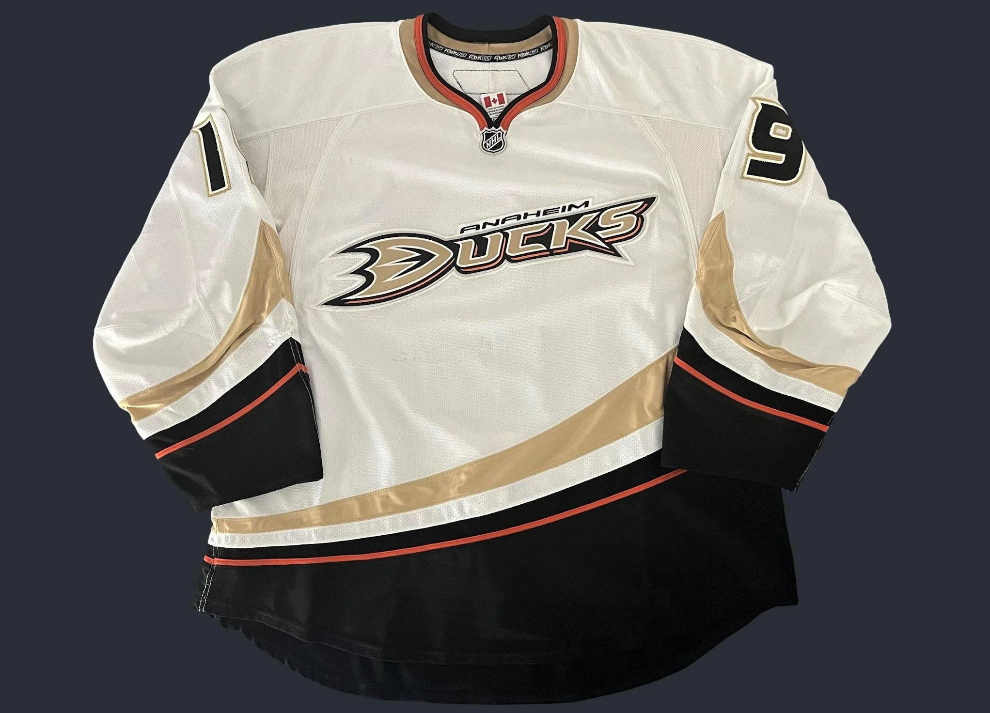 Anaheim ducks white jersey sales